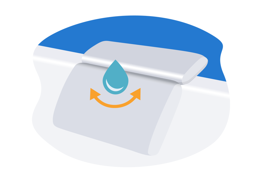 waterproof bath pillow